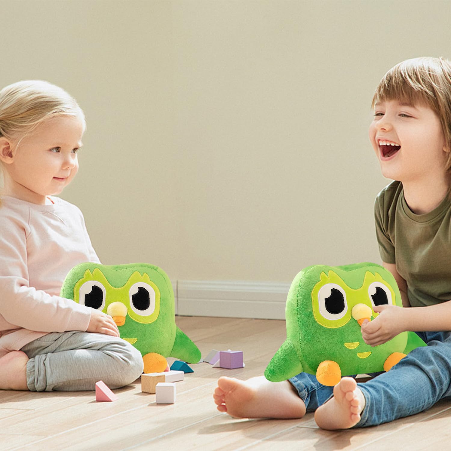 Peluche gufo Duolingo verde Duo Plushie di Duo il gufo cartone animato anime gufo bambola morbido peluche bambini regalo di compleanno – acquista a prezzi convenienti sul marketplace