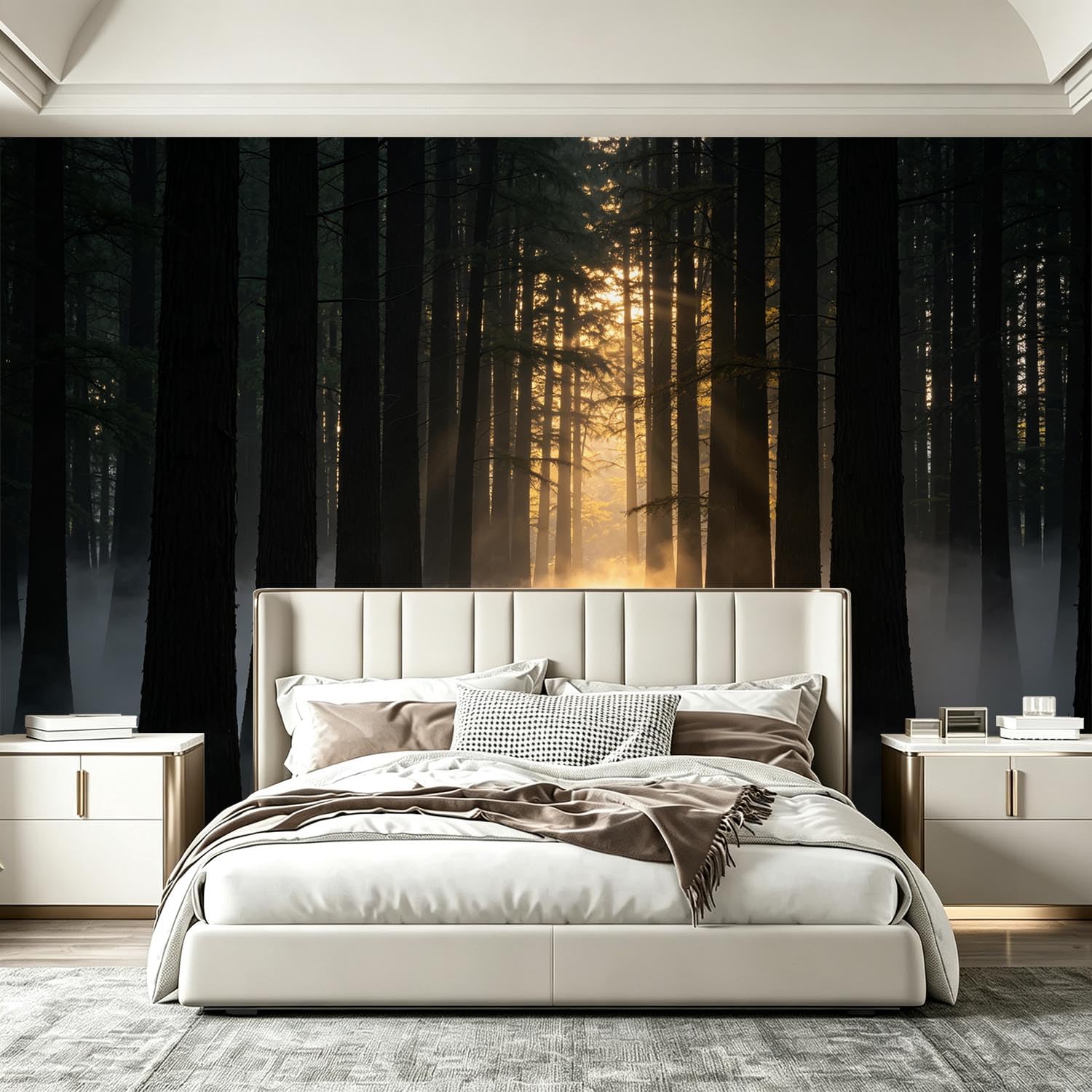 Fototapete Waldlandschaft Tapete 430 x 300 cm (WxH)