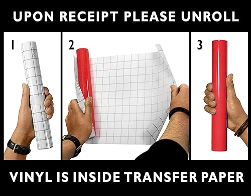 Miniatura 2 de VViViD Deco65 - Paquete de vinilo adhesivo multicolor para manualidades que incluye rollo de papel de transferencia de 12 x 24 pulgadas (purpurina