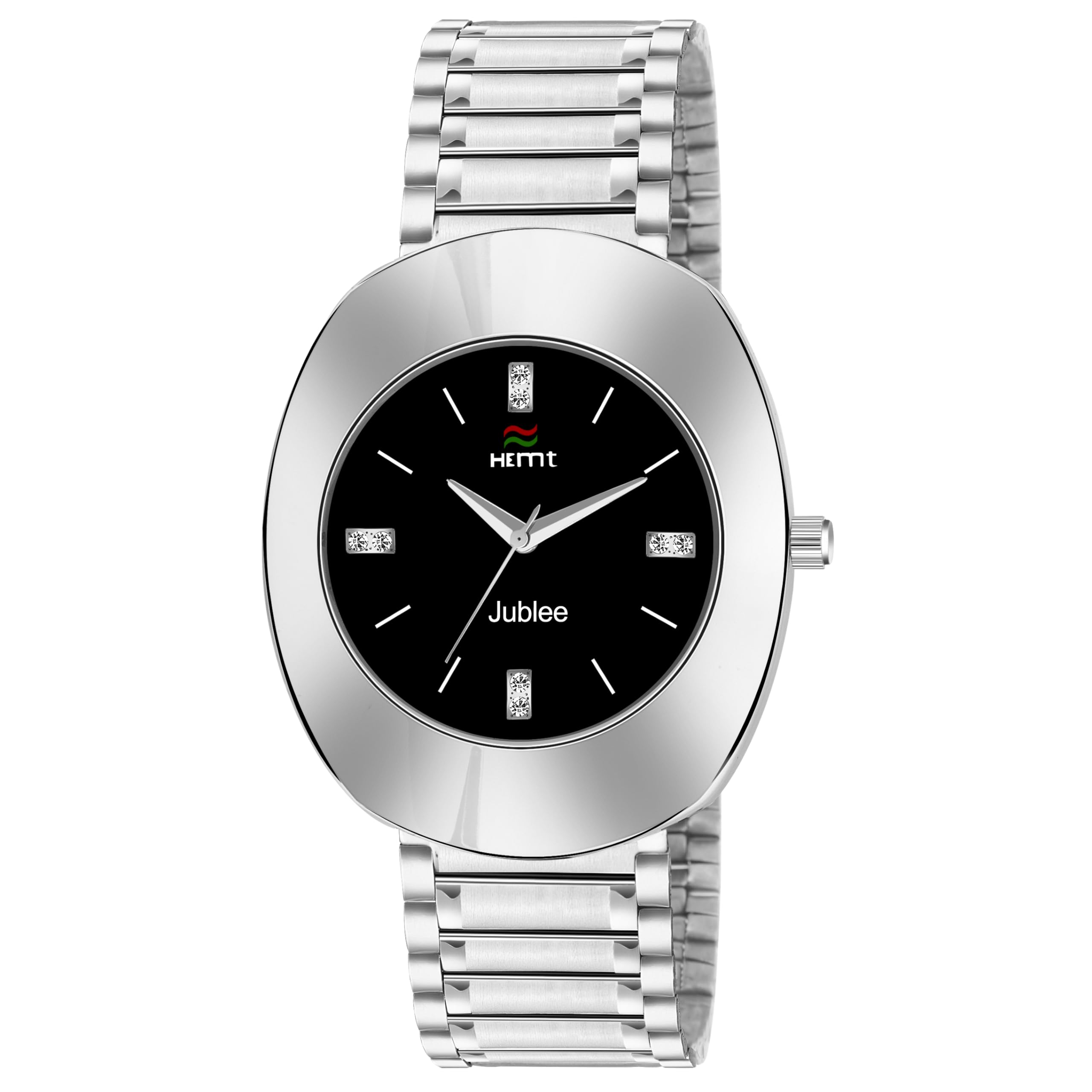 HEMT CRYSTAL STUDDED ANALOGUE CHAIN WATCH for MEN (BLACK) (B0CVXDKCQS) Amazon Price History, Amazon Price Tracker