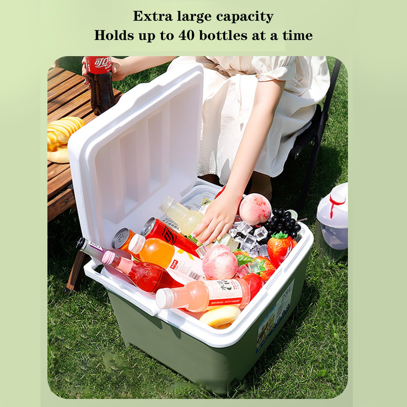 Récipients isothermes pour Aliments et Boissons, 6L~28L, différentes Tailles Disponibles, adaptés au Camping en Plein air