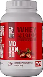 3VS Nutrition Whey 100% Concentrado 900g Sabor Morango