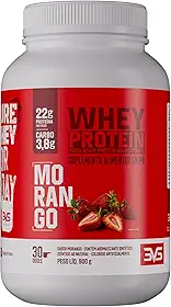 3VS Nutrition Whey 100% Concentrado 900g Sabor Morango