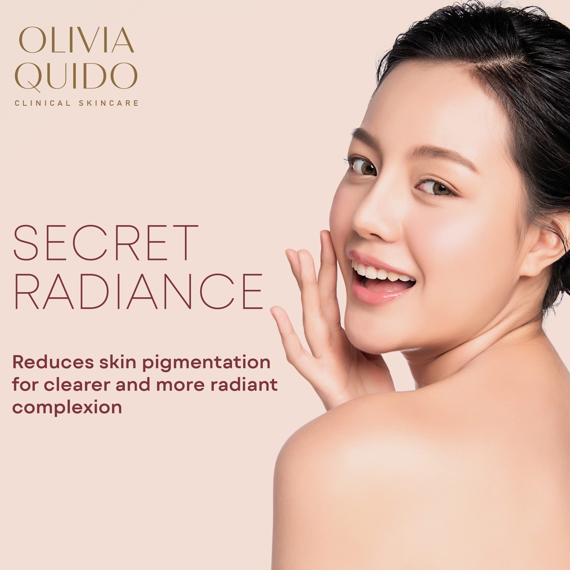 OLIVIA QUIDO Skincare Secret Radiance 30g, Night Brightening Cream with Botanicals and Peptides, Anti-Aging Face Cream, Anti-Wrinkle, and Age Spot Remover, Facial Skin Care Product for Women