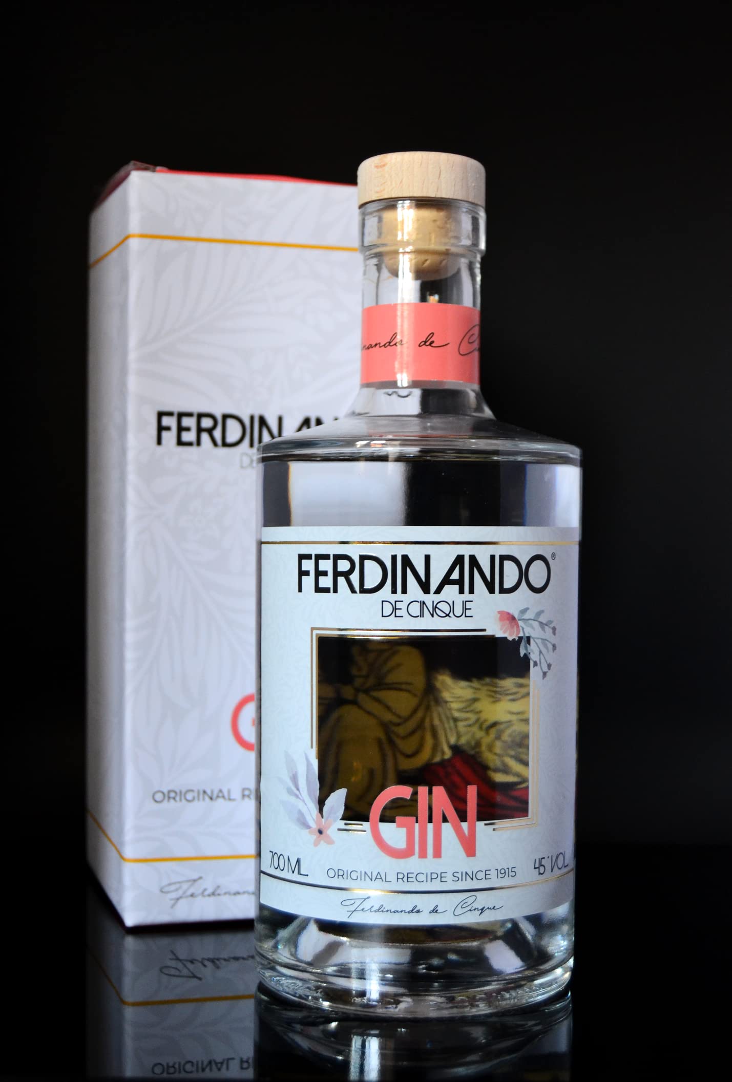 FERDINANDO DE CINQUE GIN - 45% Vol. - 700ml - Gin italiano erbaceo e balsamico