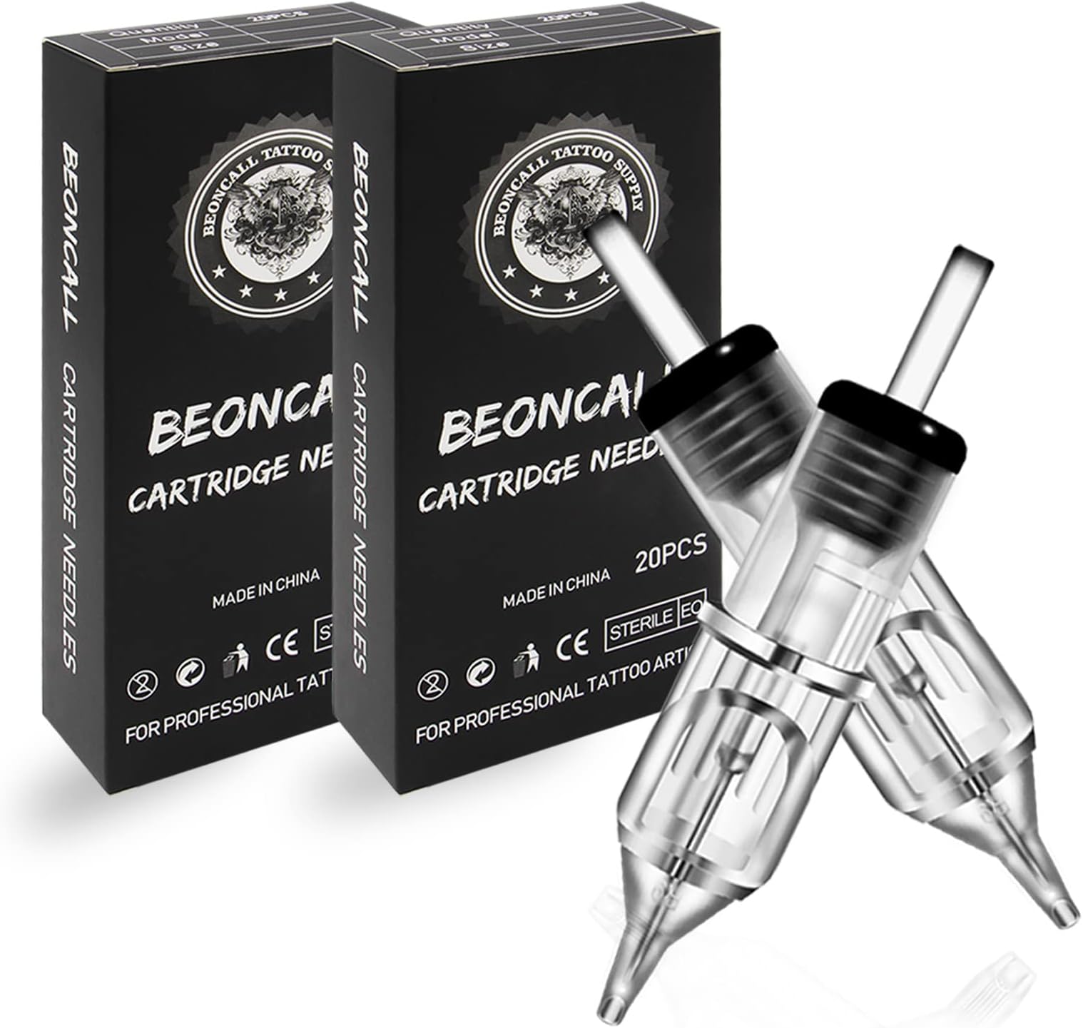 Tazay Tattoo Cartridge Needles- 60pcs New Professional Disposable Cartridge Needles Mixed Size 3RL 5RL 7RL 9RL 11RL 14RL For Tattoo Machines, Tattoo Kit And Tattoo Supply