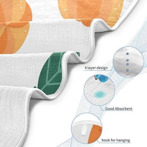 Miniatura 3 de YETTASBIN Nature Mountain - Toalla de baño para bebé, ultra suave, absorbente, de algodón, con capucha, para recién nacido, niño, niño, regalo de