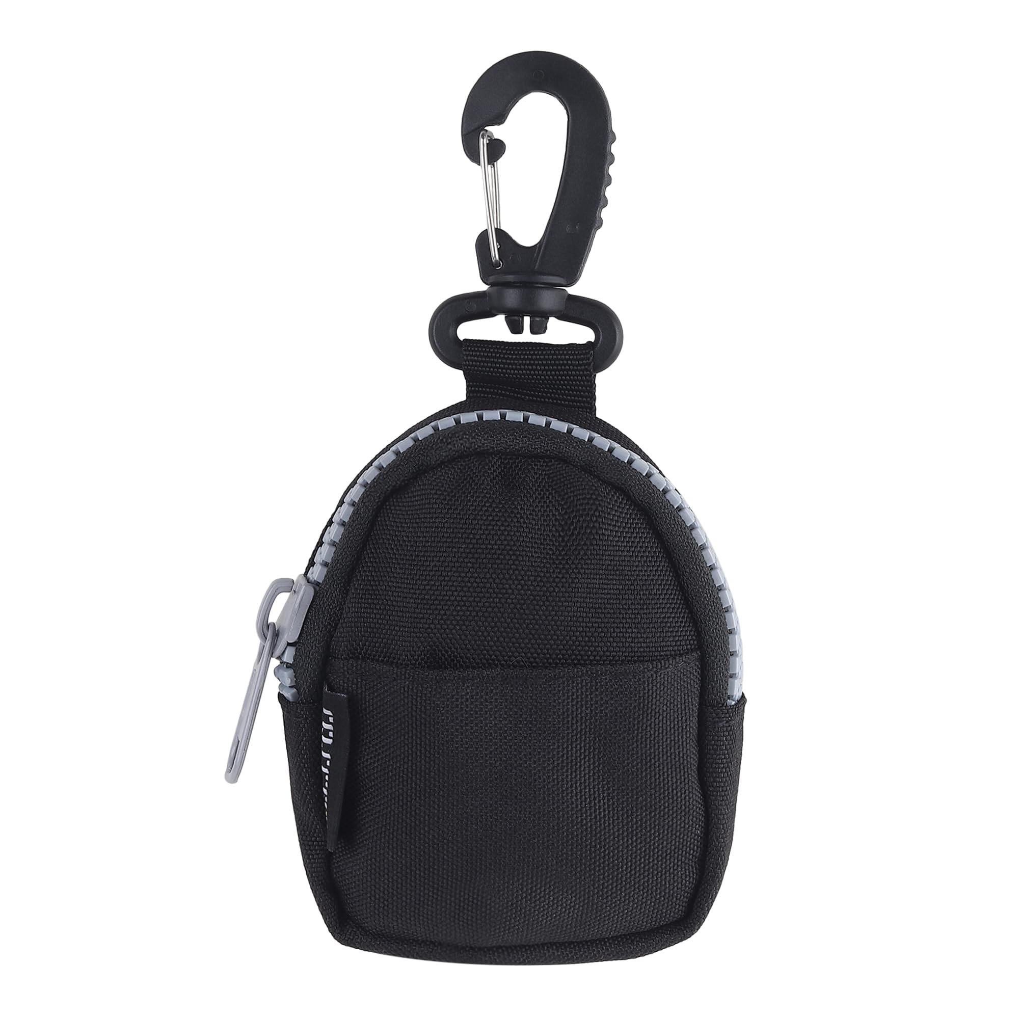 GadgetBite Coin Pouch with Zipper for Multipurpose Use - Compact, Durable, Secure Storage for Coins, Keys, Cards, and Small Essentials - Ideal for Travel, Everyday Carry-Black