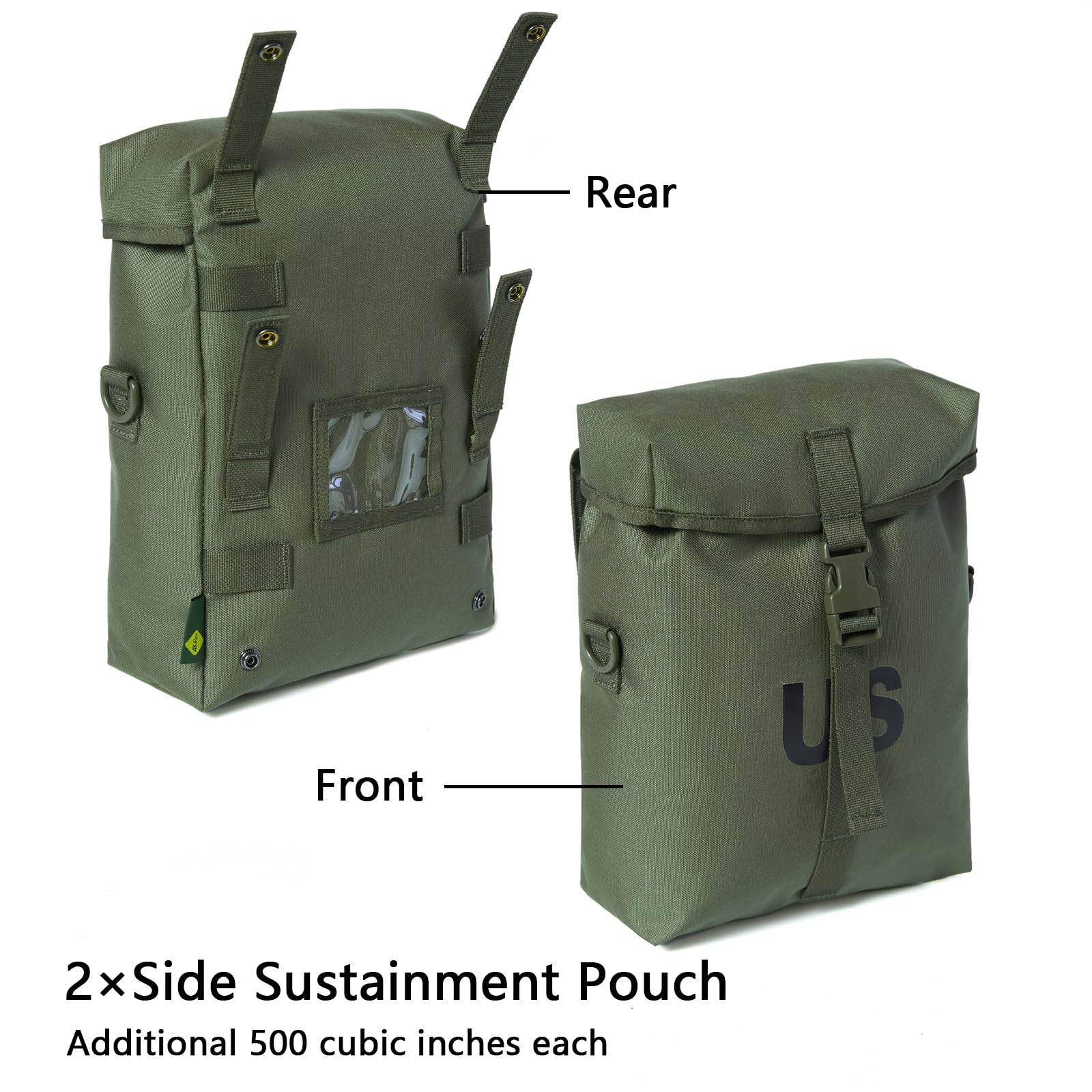Amazon.com: MT Military MOLLE 2 Large Rucksack with Frame, Army