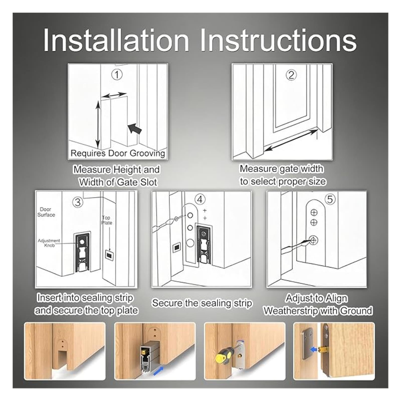 Bas De Porte Coupe-bise Anti-courants D'air Pour Intérieur,