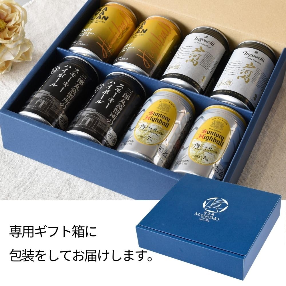 Amazon.co.jp: ハイボール ギフト ウイスキーハイボール戸河内缶×2