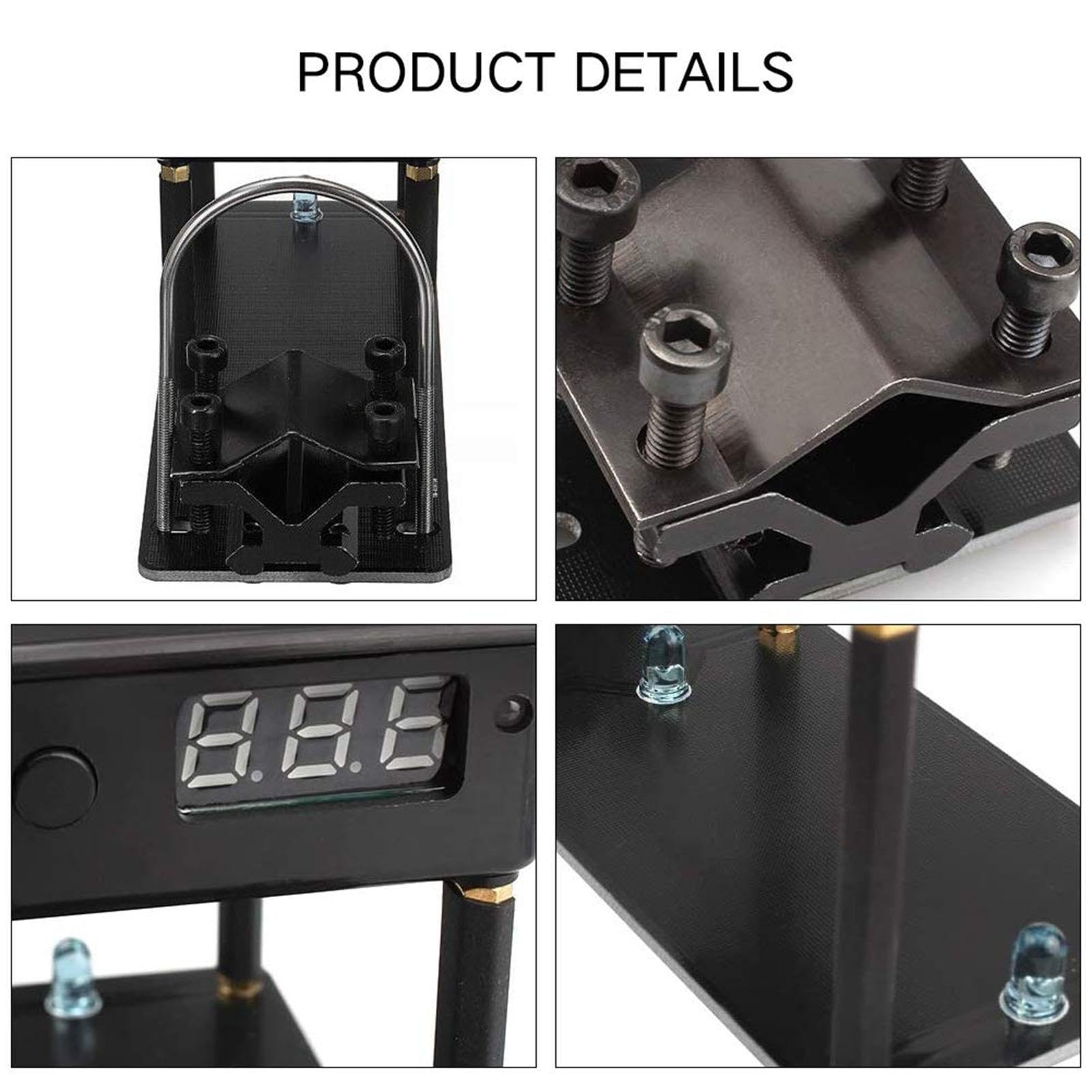 Chronographe balistique de précision portable – Testeur de vitesse de balle | Outil avancé de mesure de la vitesse de vélocimétrie avec protection contre les surcharges, les décharges excessives et le