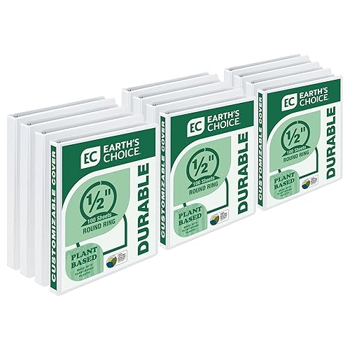 Miniatura 11 de Samsill Earth's Choice carpeta de biomaterial, Blanco Blanco,Rosado Berry,Fashion Assortment,Índigo,Verde