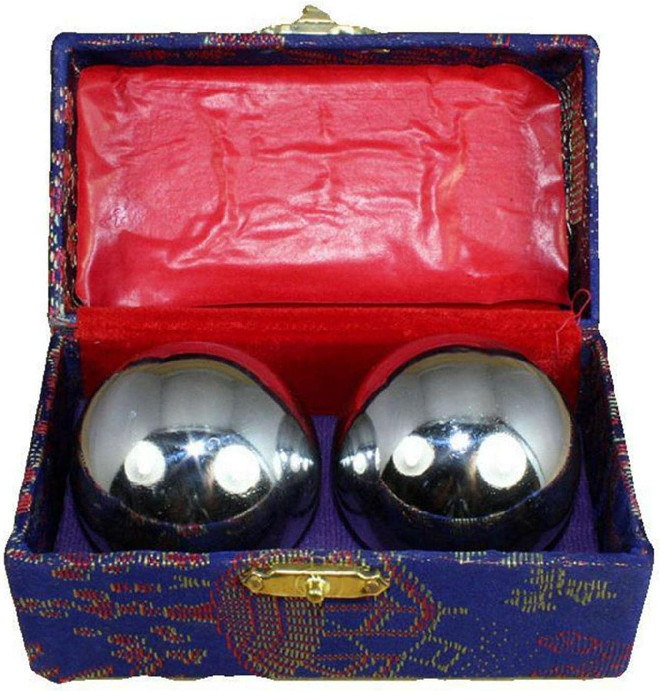 Didiseaon Jade Baoding Balls - Chinese Hand Massage Ball 2 Silent Fingering Relaxation Ball Body Acupressure Health Massage Balls - View #6