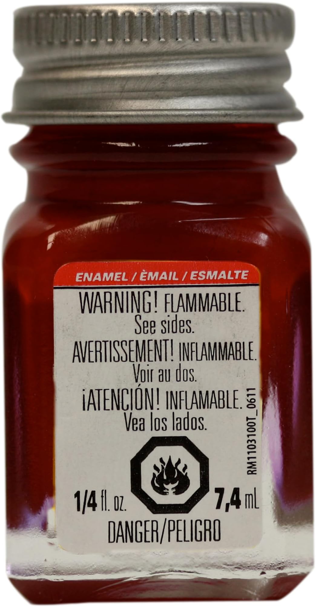 Testors Enamel Paint .25oz-Dark Red Gloss