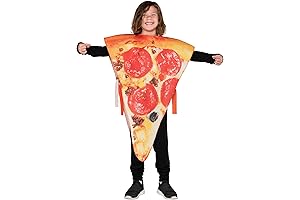 Child Unisex Pizza Slice Hotdog Costume for Kids Halloween Costume Accessory, Vegetable Funny Food