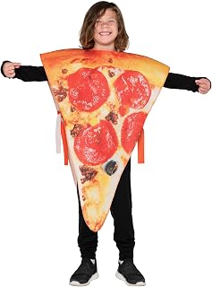 Spooktacular Creations Child Unisex Pizza Slice Hotdog Costume for Kids Boy Girls Halloween Costume Accessory, Vegetable Funny Food Suit, Party Supplies (Standard)