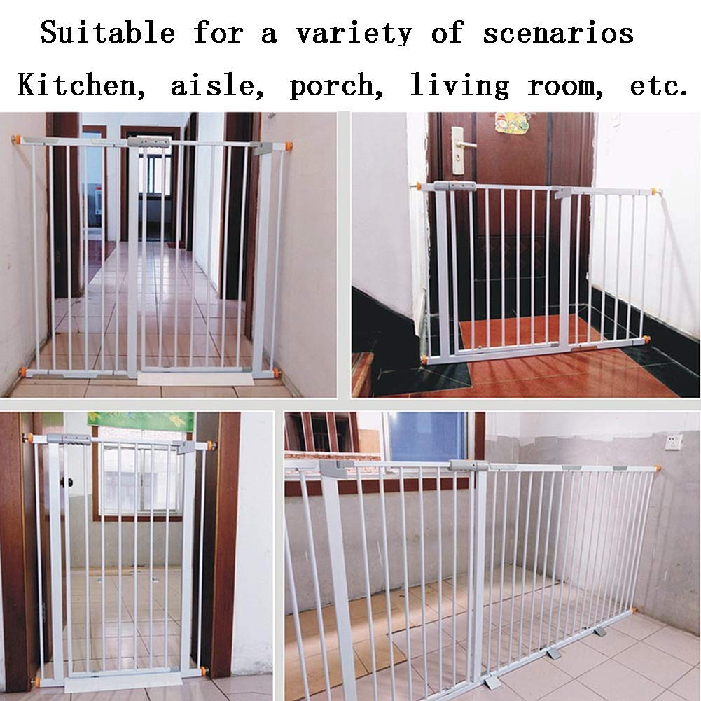 LYGXWJFC Bramka zabezpieczająca Osłony okienne dla dzieci do zabezpieczającej bramy okiennej, białe, szerokość 70–300 cm (kolor: biały, rozmiar: 151 cm–200 cm)