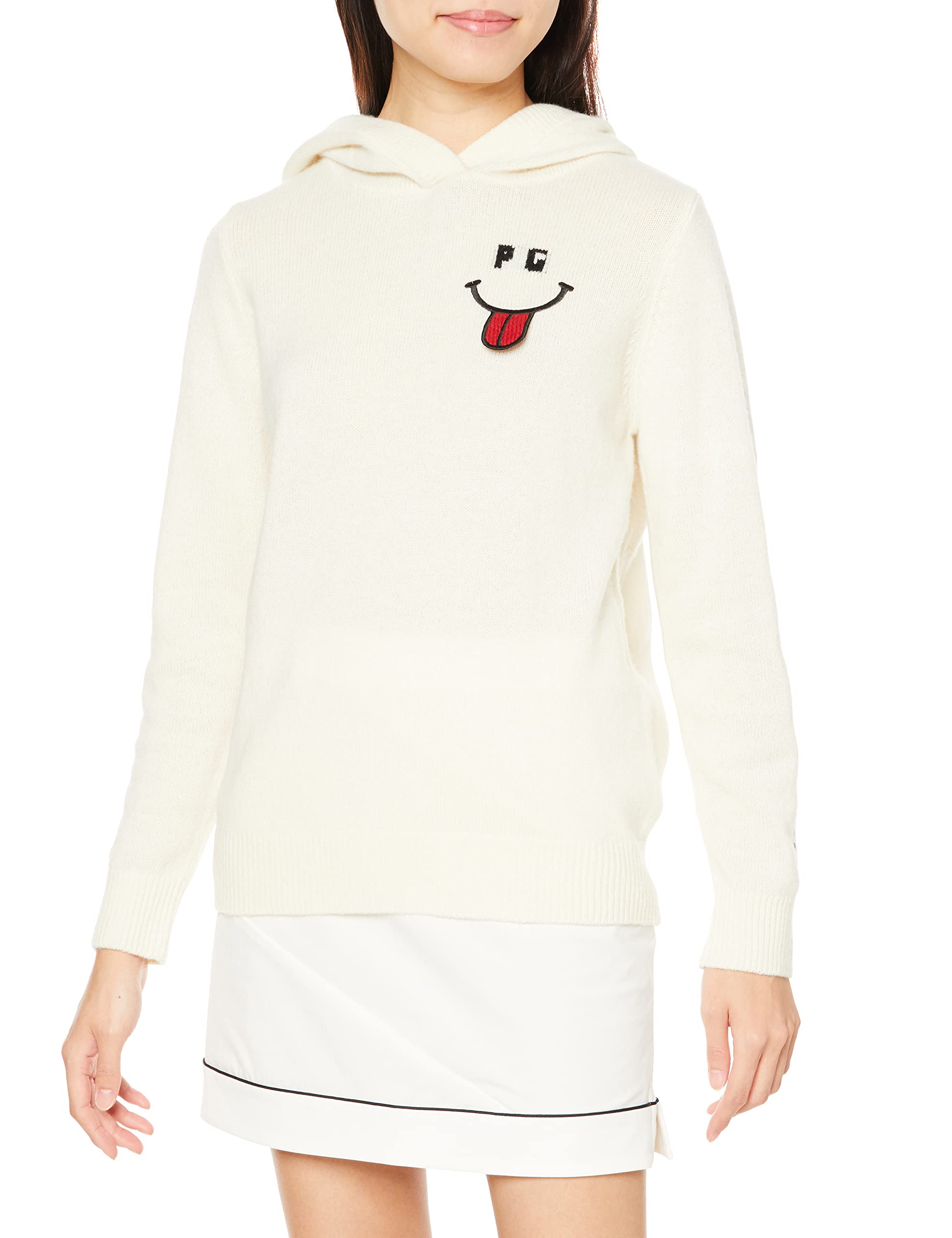 Amazon | [パーリーゲイツ] レディース クルーネック ニットプル