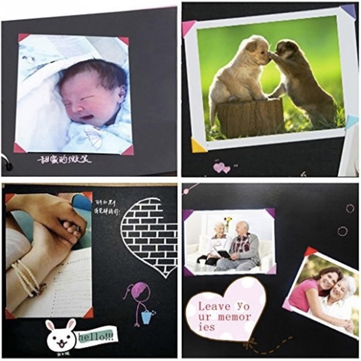 Amazon Kmafm フォトアルバム 写真 アルバム 手作り 台紙 デコレーション 素材 シール キット A アルバム リフィル 通販