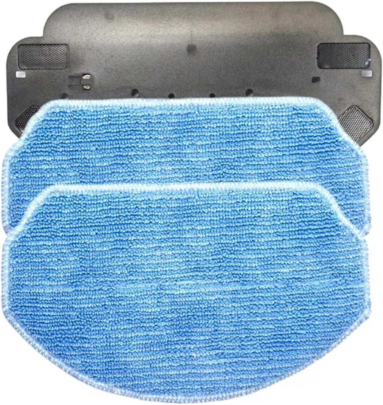Spare Replacement Spare Parts Mop Bracket Pads Kit,Compatible for MAMNV, BR150/BR151,Compatible for ZCWA,BR150/BR151 Robot Vacuum Parts(1 Mop Bracket 2 Rag)