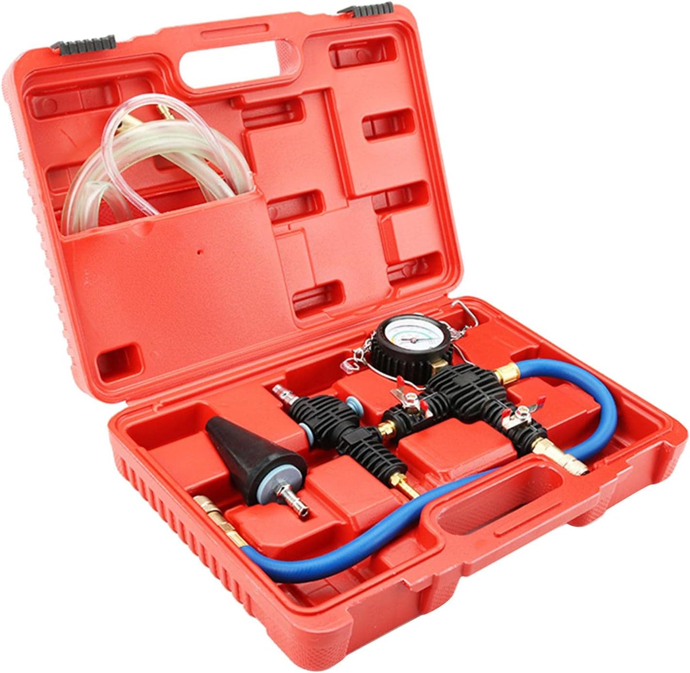 Car Vacuum Coolant Purging Tool Kit Water Tank Vacuum Filler Set for SUV