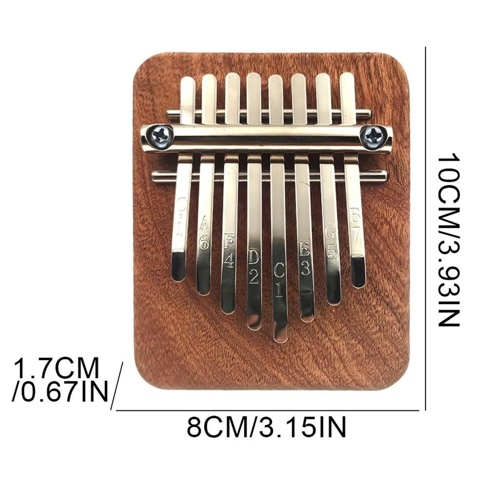 8klawiszowy Mini Kalimba Drewniany Fortepian Palcowy Przenośny Instrument Muzyczny Akcesoria Muzyczne