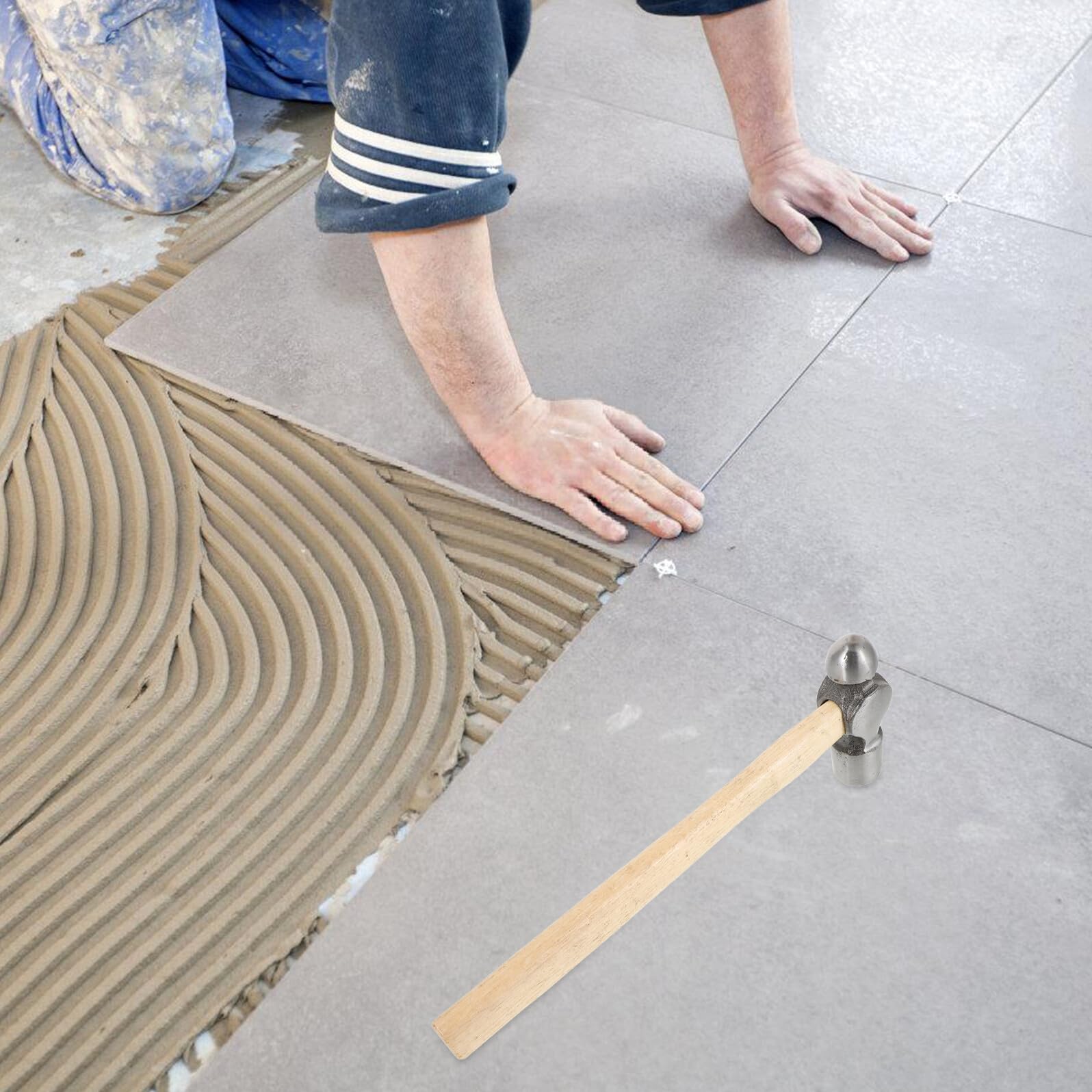 Martello da Carpentiere Professionale con Ergonomico Martello da Chiodatura per Falegnameria Riparazioni e Progetti Edili Impugnatura Antiscivolo e Ammortizzante Acciaio Resistente