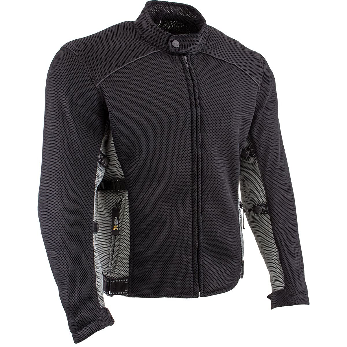 Xelement CF505 Black Advanced Tri-Tex Mesh Motorcycle Sports Jacket For Men with X Armor — view 7