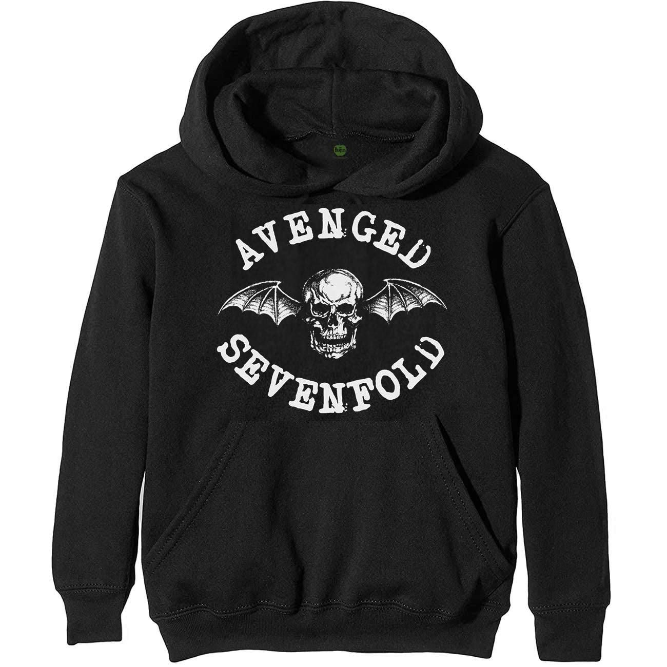 Rock Off Officially Licensed Products Men's Black Avenged Sevenfold Deathbat The Stage Official Unisex Hoodie Hooded Top (Xx-Large)