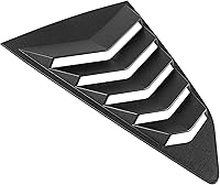 Vista 6 de Parabrisas para ventana lateral Camaro para Chevy Camaro 2016 2017 2018 2019 2020 2021 2022 2023 negro mate