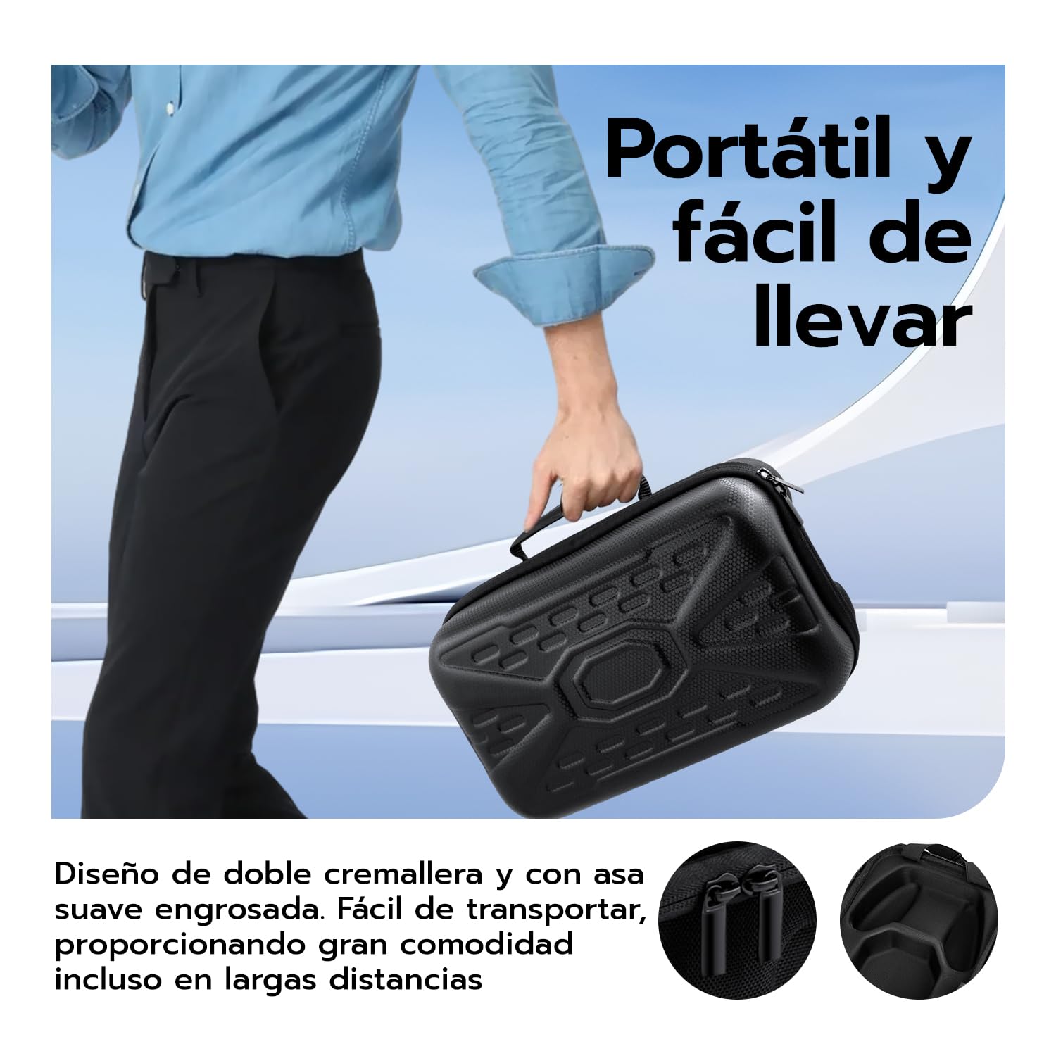 Mcbazel Funda rígida de Transporte para Xbox Series S, Bolsa de Almacenamiento para Consola Xbox Series S, Mando inalámbrico y Accesorios de Juegos, Color Negro, Black, Estuche de Viaje