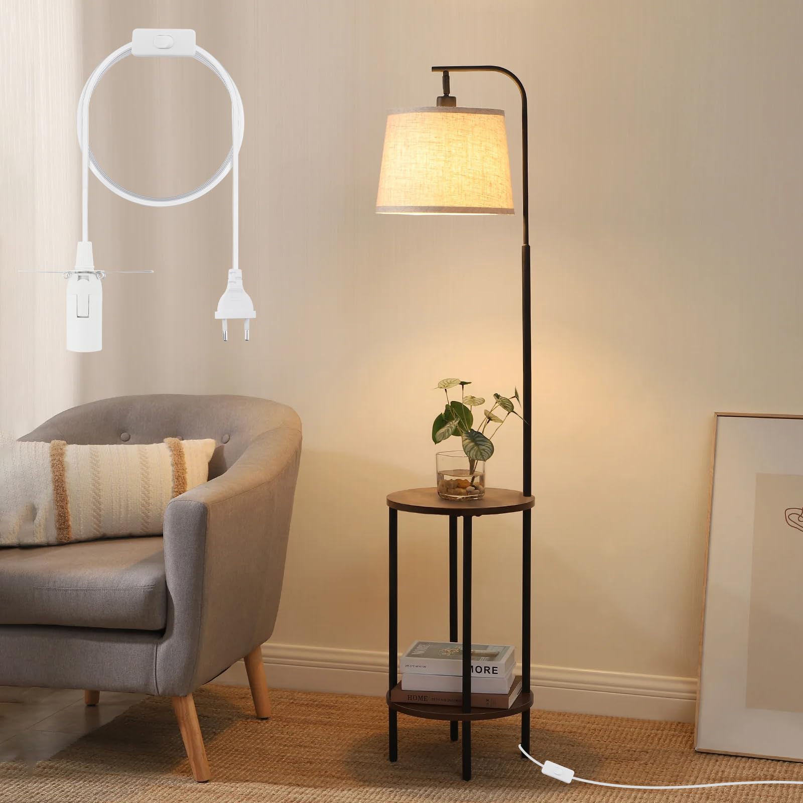 2 sztuki oprawki E14 z kablem i przełącznikiem 3 m oprawka lampy | Oprawa E14 lampa z kryształu solnego wtyczka UE do zawieszenia lampy DIY lampy sufitowe białe