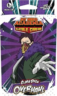 My Hero Academia Collectible Card Game Series 5: Clash Deck Overhaul - Ready to Play Out of The Box, 51 Card Deck & Playmat, MHA
