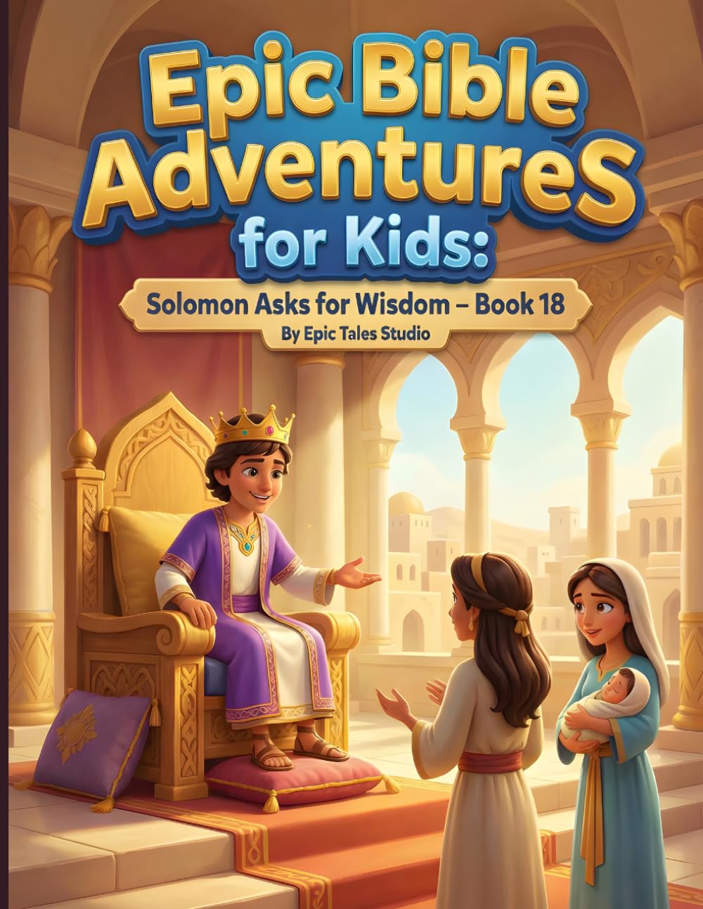 Epic Bible Adventures for Kids: Solomon Asks for Wisdom – Book 18: A Story of Wise Choices, Faith, and God’s Guidance