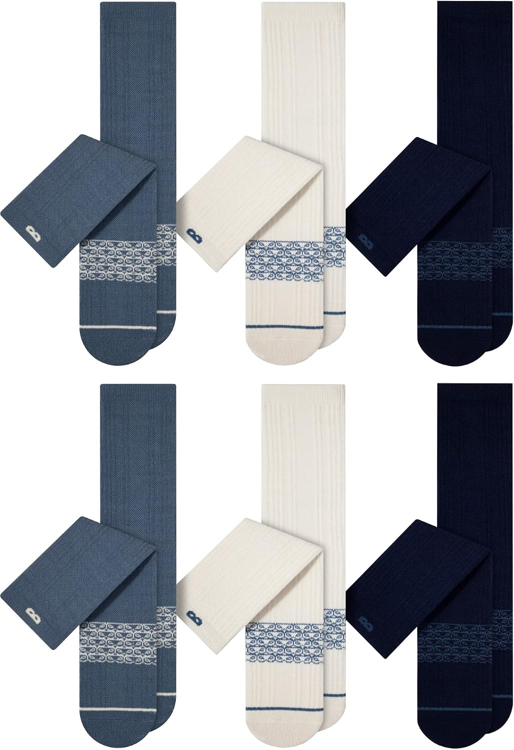 Pair of Thieves Men’s Athletic Performance Socks - 6 Pack Cushioned Low Cut and Crew Socks for Men