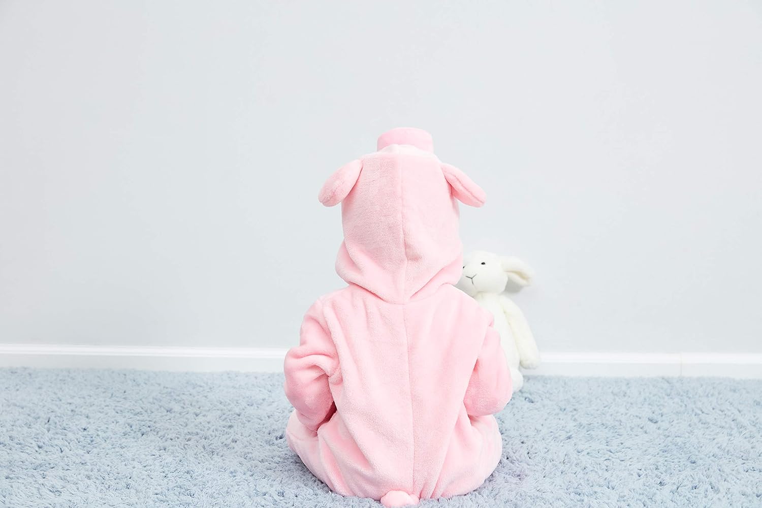 Dream cosplay Unisex Baby Costume,Baby Flannel Animal Halloween Home Clothing - Image 5