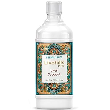 Herbal Shots Livohills Syrup 500 ml (500 ML PACK OF 1)