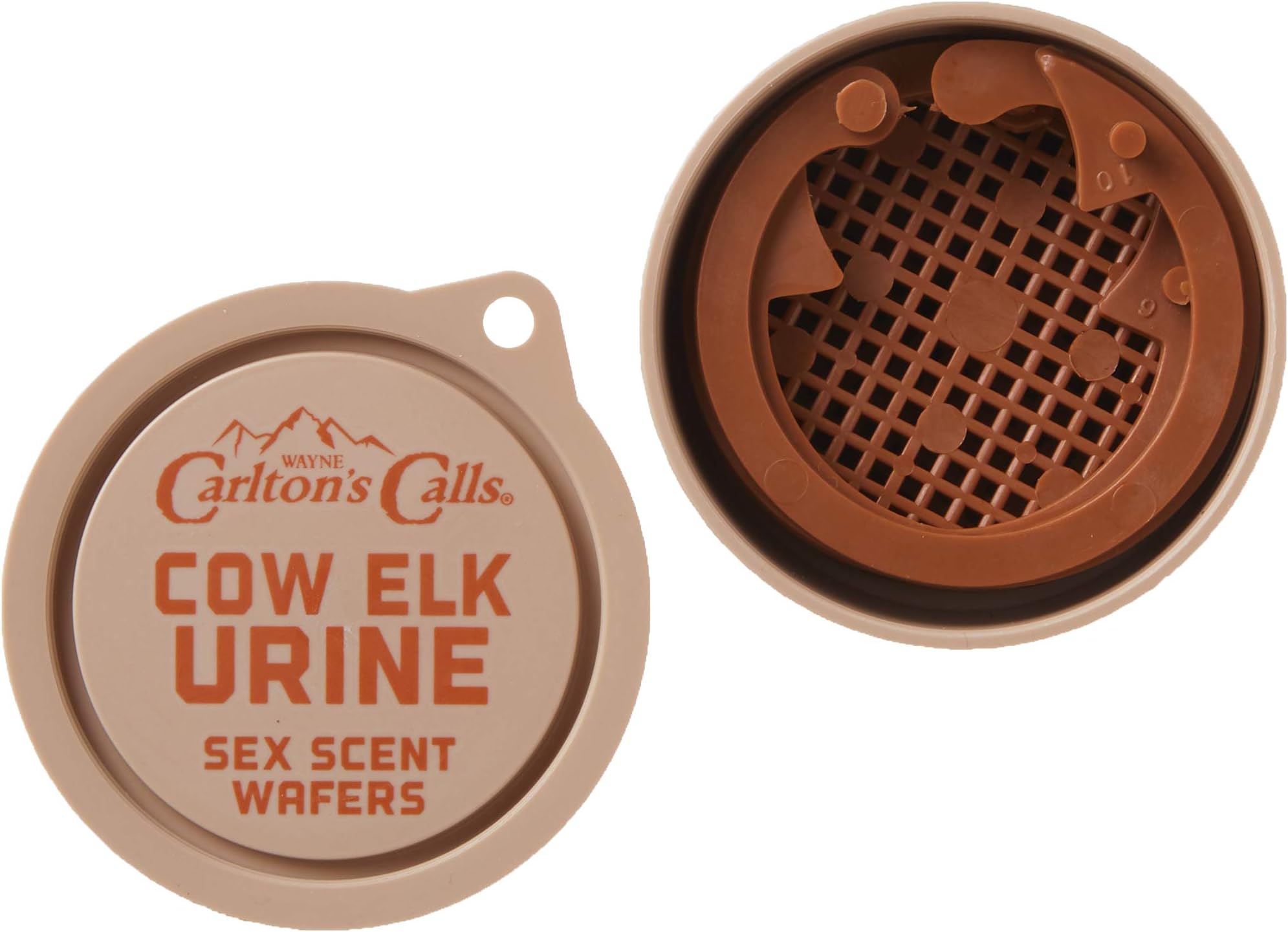 Hunters Specialties Long Lasting Primetime Scent Wafers Cow Elk Urine - 3 Wafers Per Pack, Reusable Resealable Case