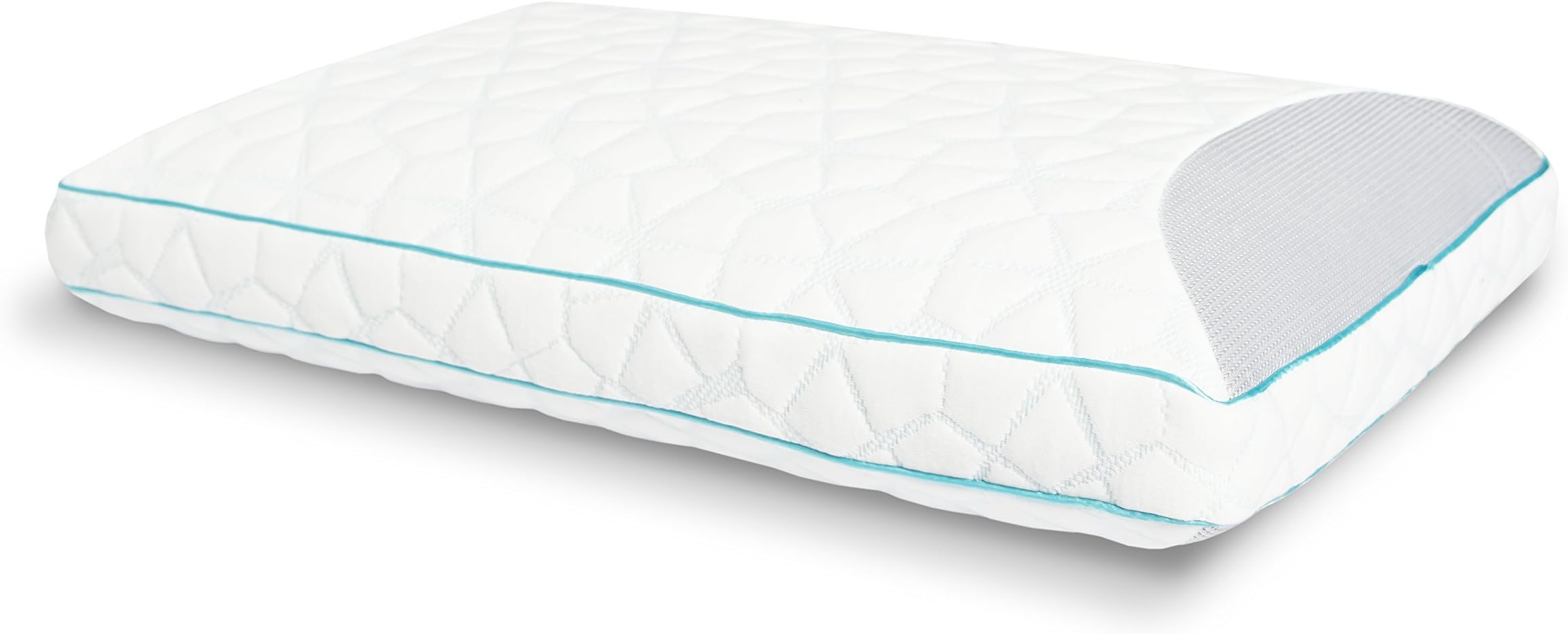 Sleep Harmony Glideaway Revolution Tech Pillows Velocity Superior Cooling Pillow: Charcoal Infused Memory Foam with Trugel