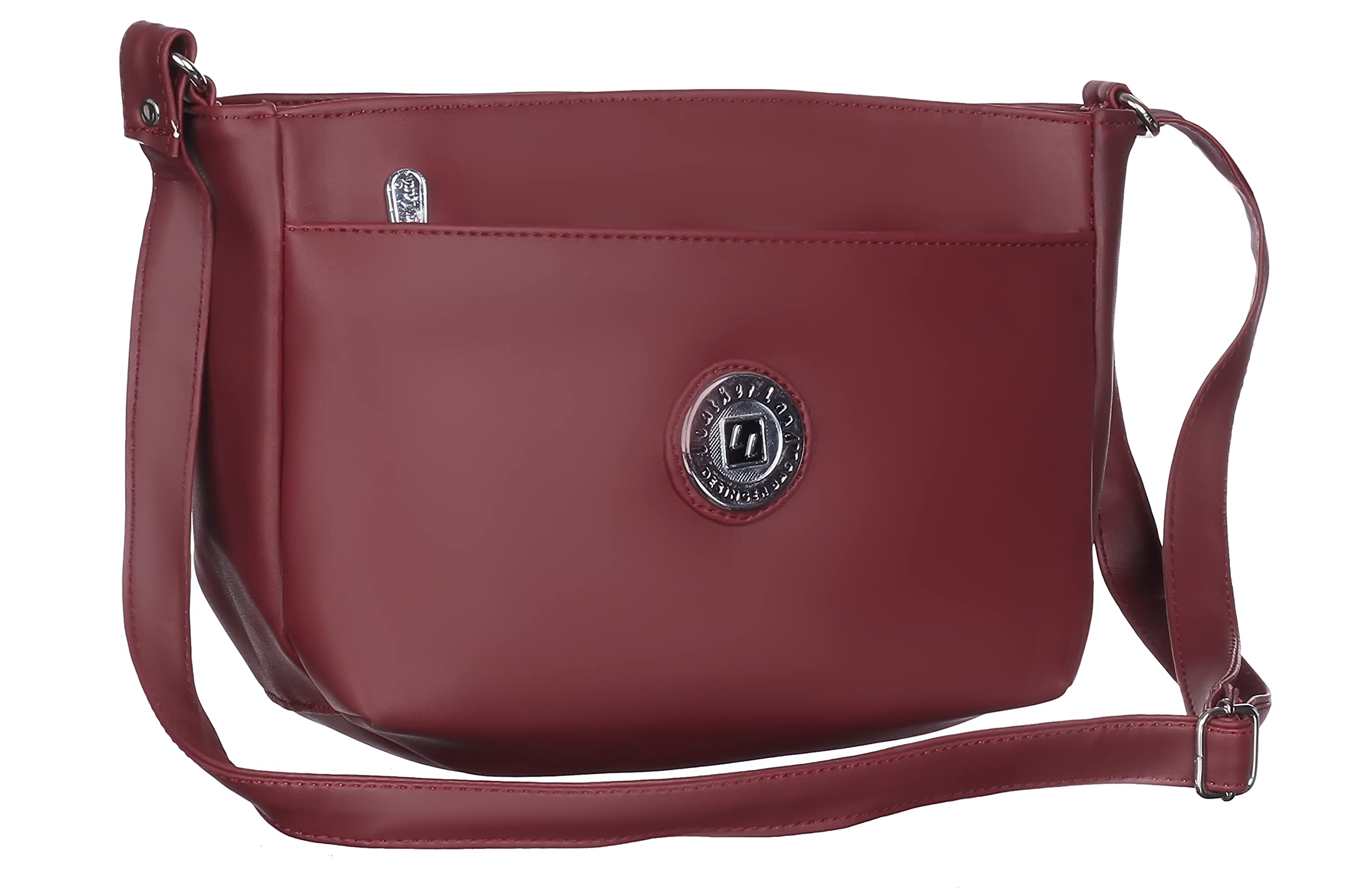 Leather Land Women Casual Leatherette Sling Bag