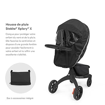 STOKKE XPLORY X 本体 ＋ 純正レインカバーセット+おまけ Stokke Xplory X Rain Cover - Protect Baby from Wind and Rain