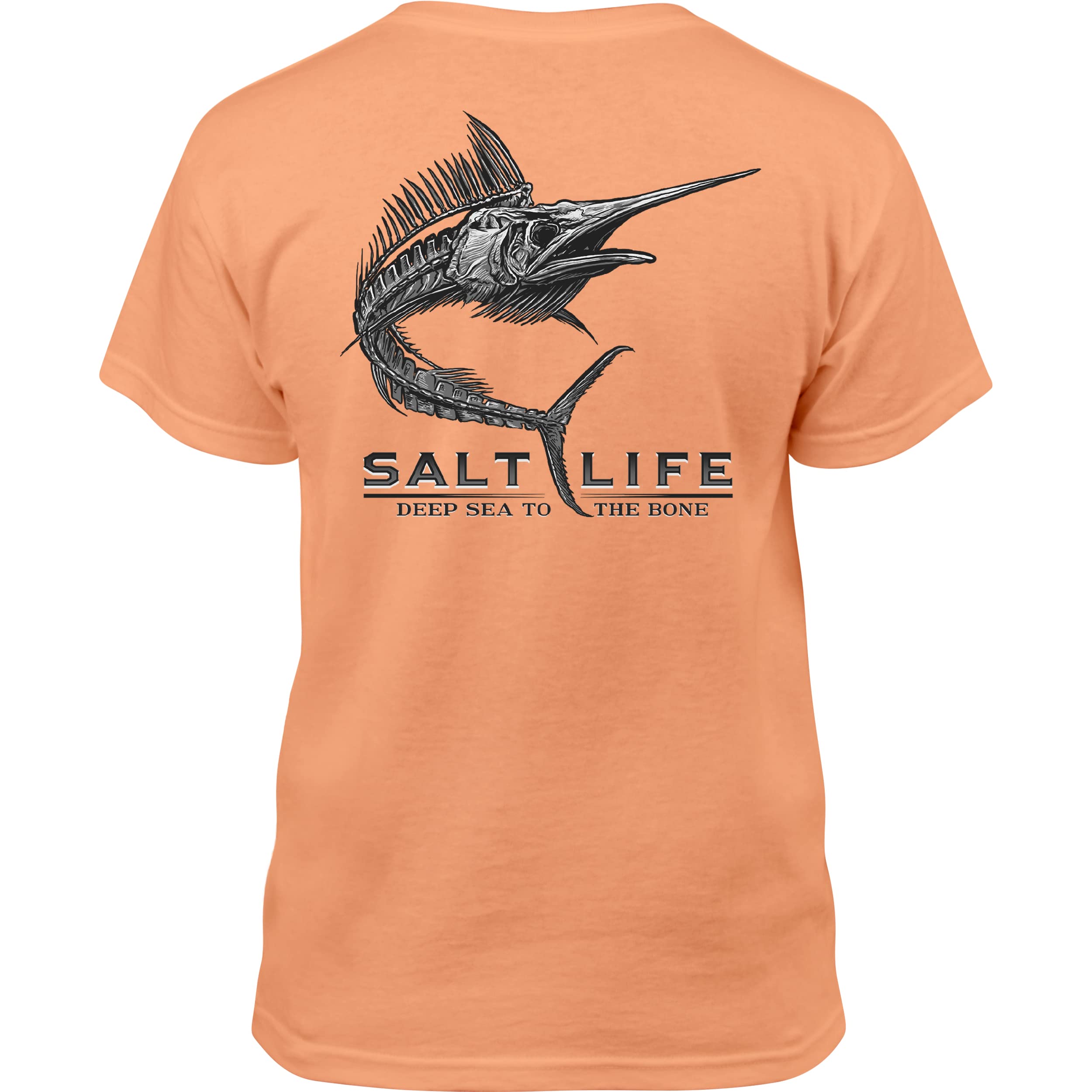 SALT LIFE boys Skelebonz Youth Short Sleeve Classic Fit Tee Shirt T-Shirt