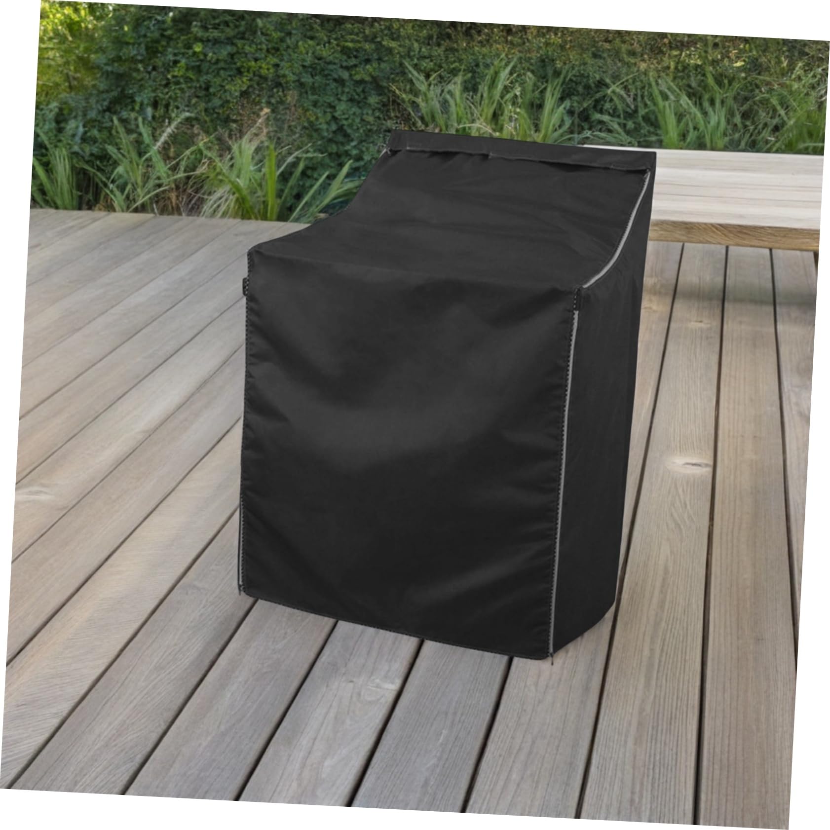 Housse pour Machine à Laver Automatique Imperméable Anti-uv Noire