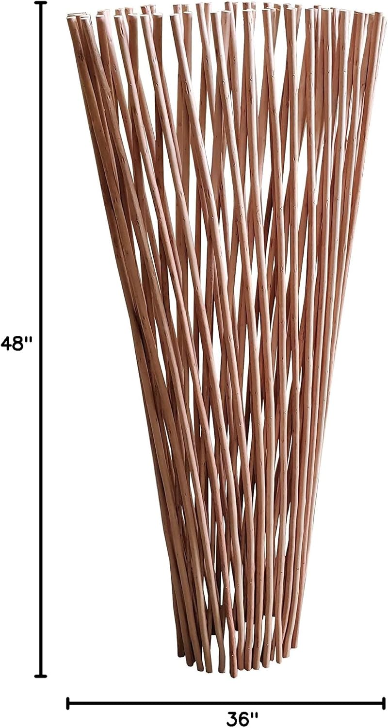 Circular Willow Lattice Fence