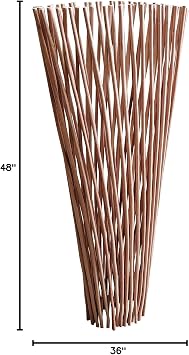 Circular Willow Lattice Fence