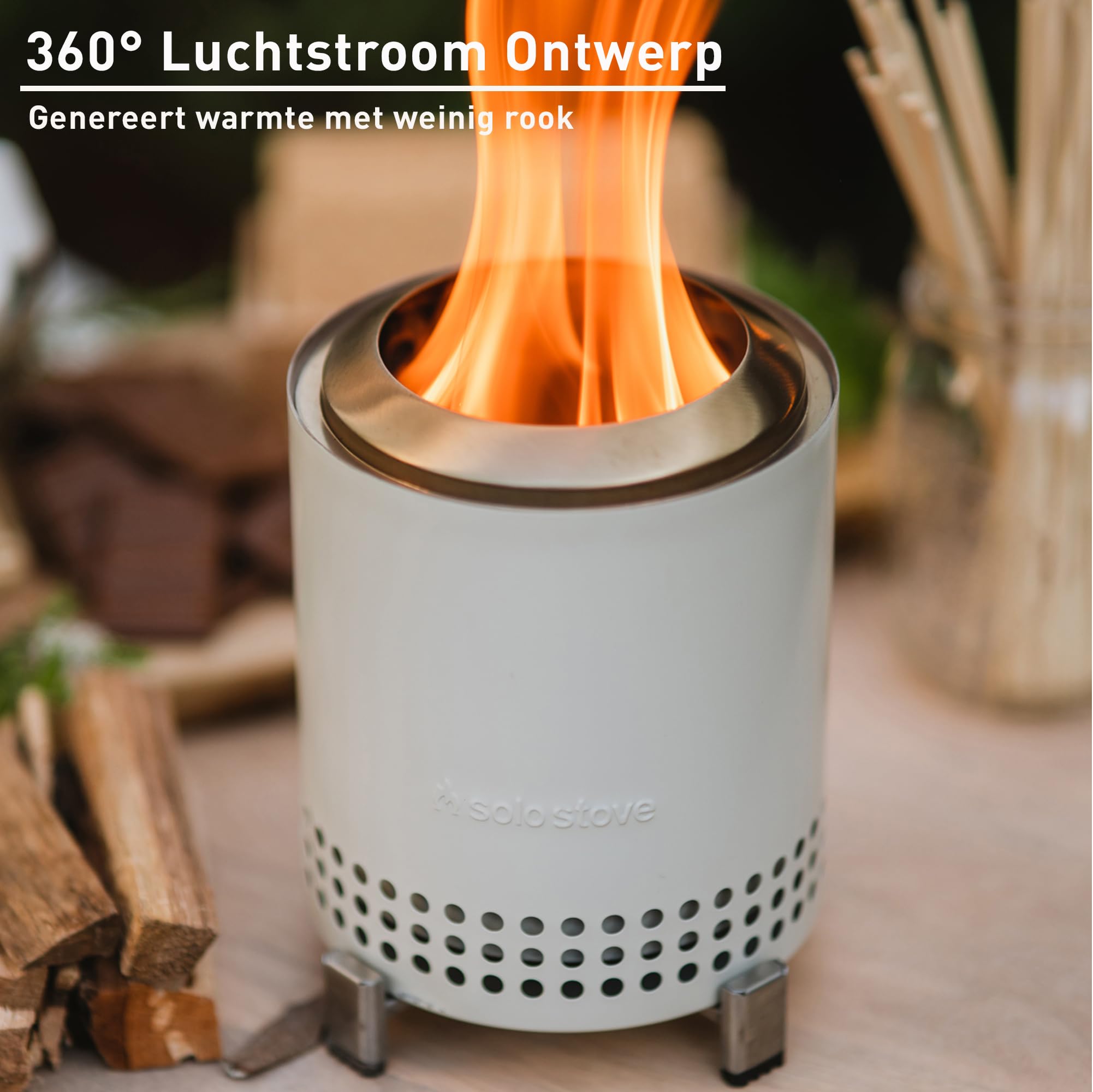 Veiling - Solo Stove Mesa Tafelvuurplaats Rood