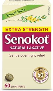 Senokot Natural Laxative, 60 Count