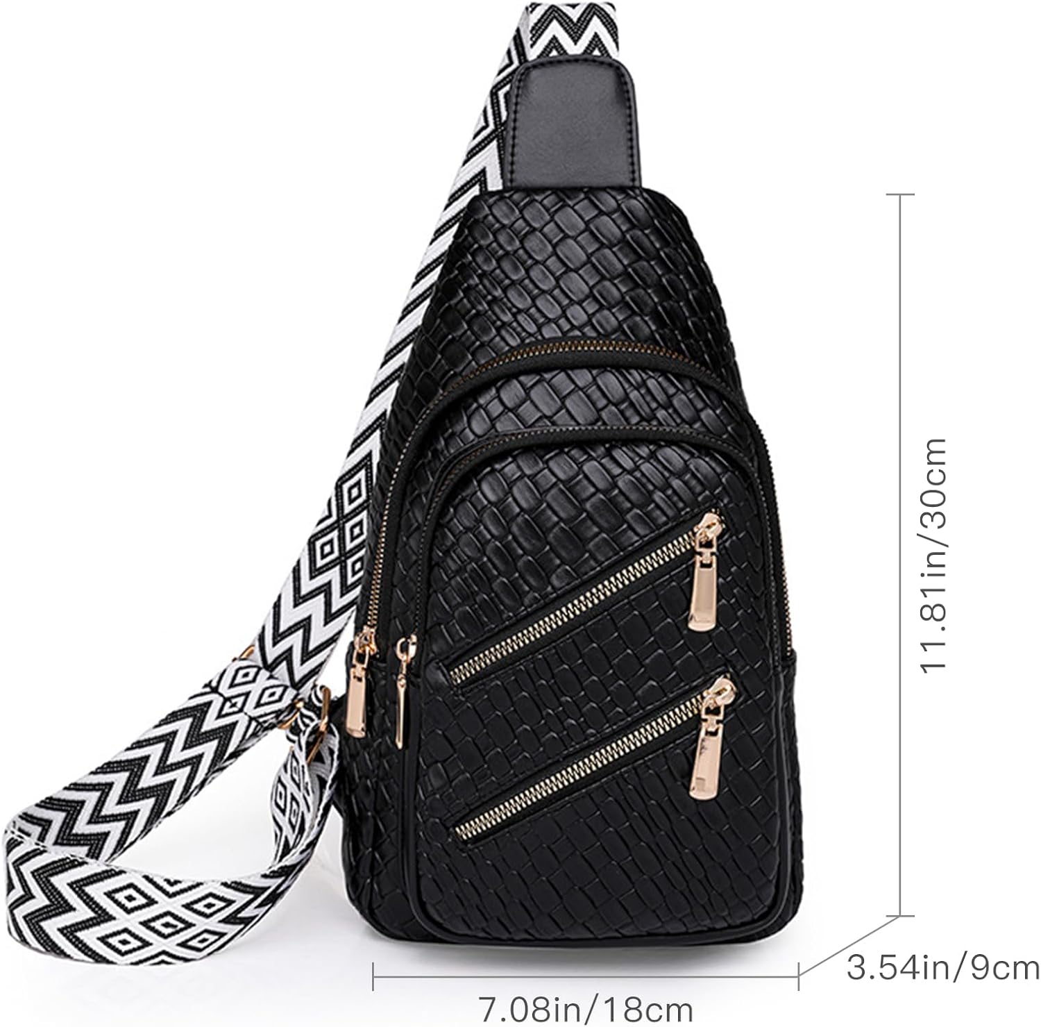 SENDEFN Small Sling Bag Crossbody Bags for Women Vegan Leather Cell Phone Cross Body Purse Fanny Packs Chest Bag for Women - Image 5