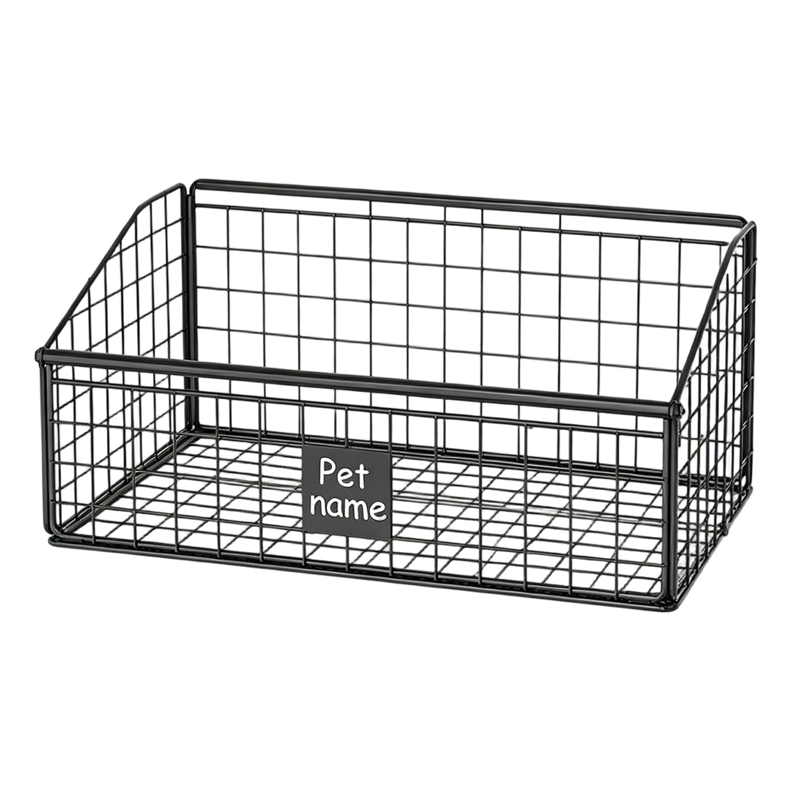 our fave Spacious Pet Item Keeper with Tilt Feature Ideal for Small Large Dogs Simple to Clean Metal Construction Easy Clean Pet Planner